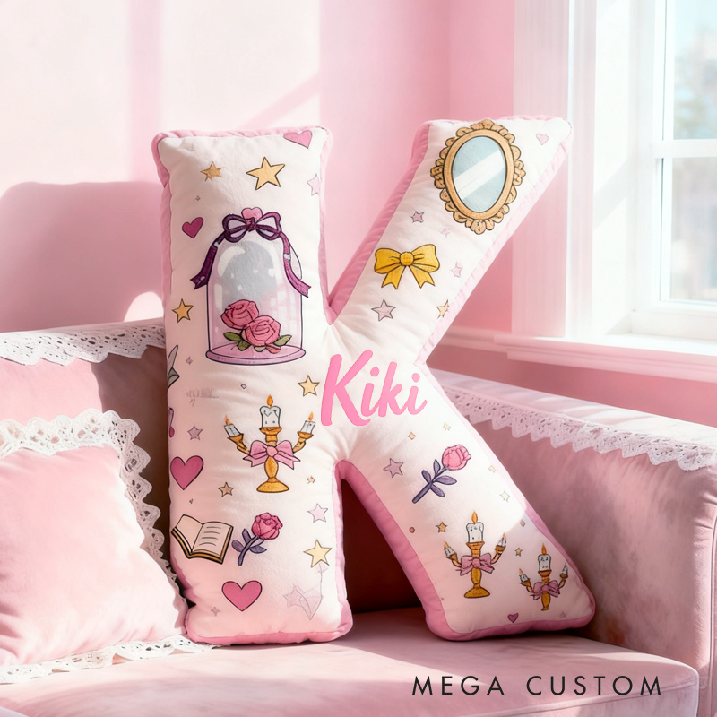 Personalized Dream Princess with Graphic 3D Print Name Pillow Christmas Gift for Kids 