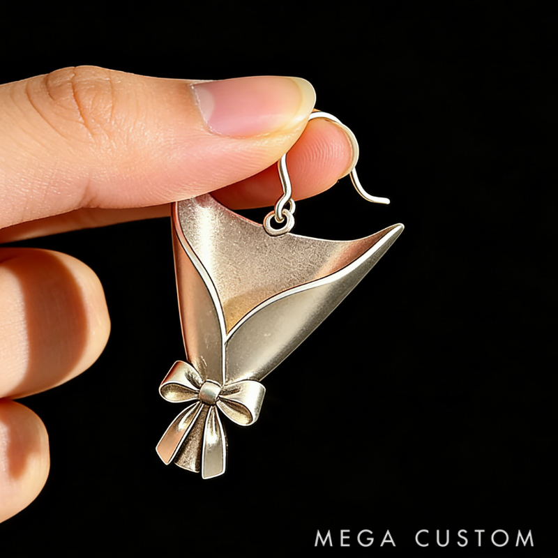 Personalized Floral Design Earrings Refreshing Vibe Unique Gift Choice Fresh Atmosphere Accessories for Her