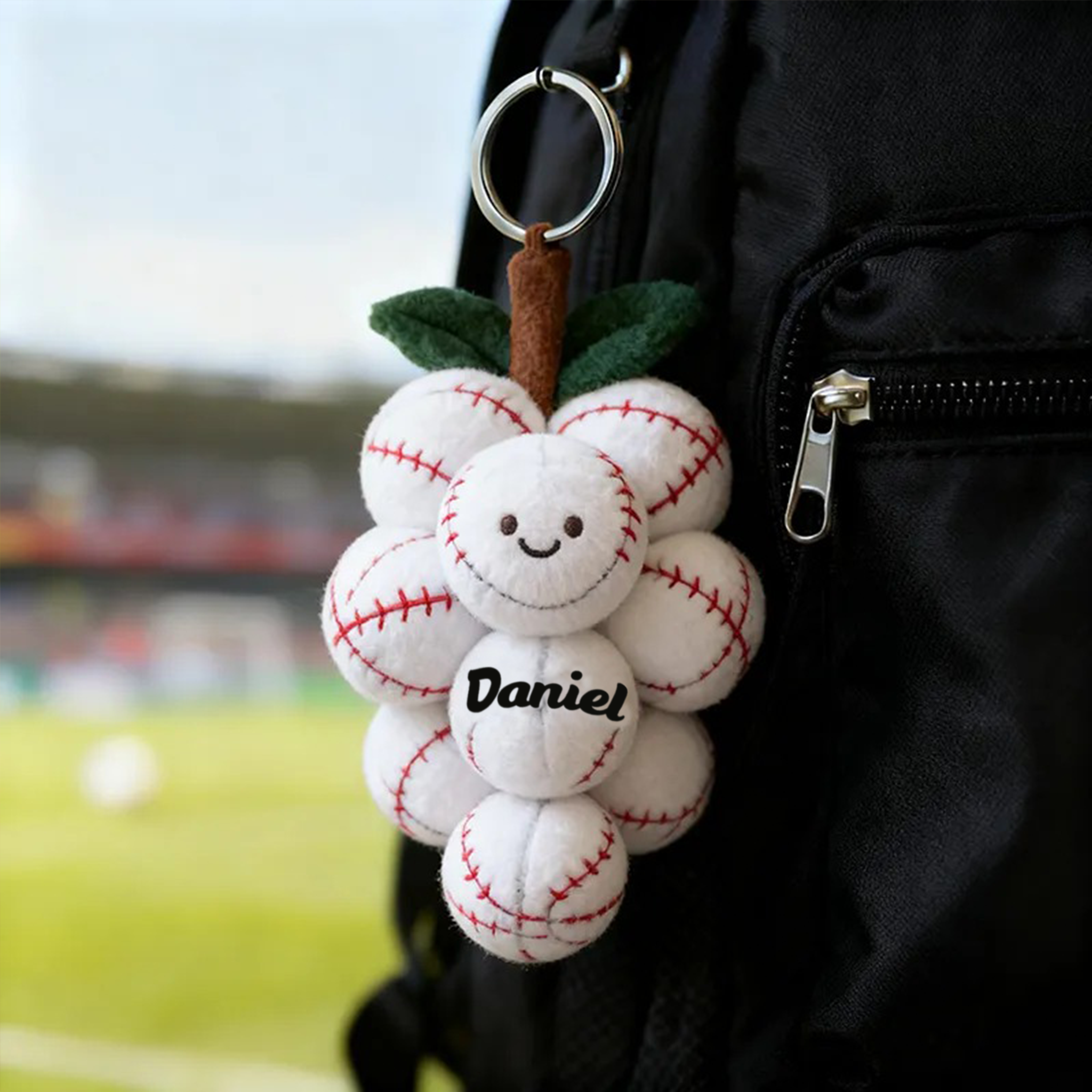 Personalized Cute Basketball Keychain for Athletes and Enthusiasts