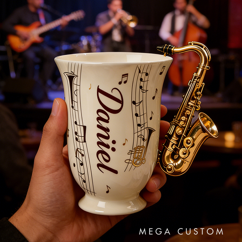 Personalized Musical Instrument Coffee Mug a Unique Way to Celebrate Your Love for Music