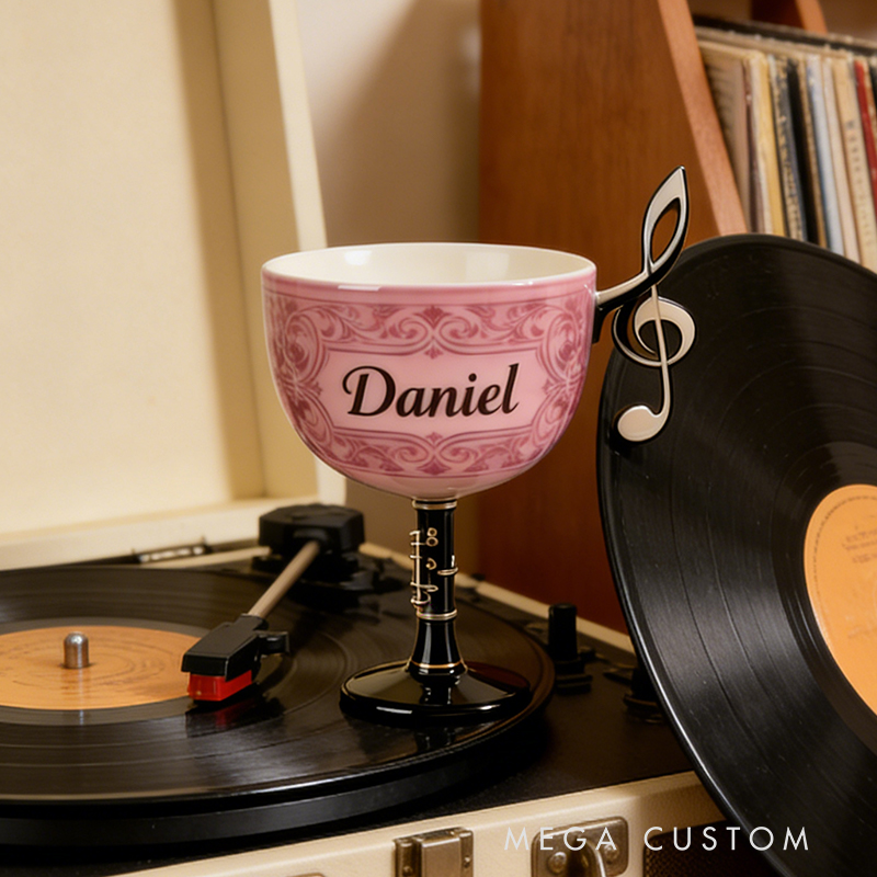Personalized Music Lover's Tumbler Every Sip of Coffee Conveys a Passion for Music