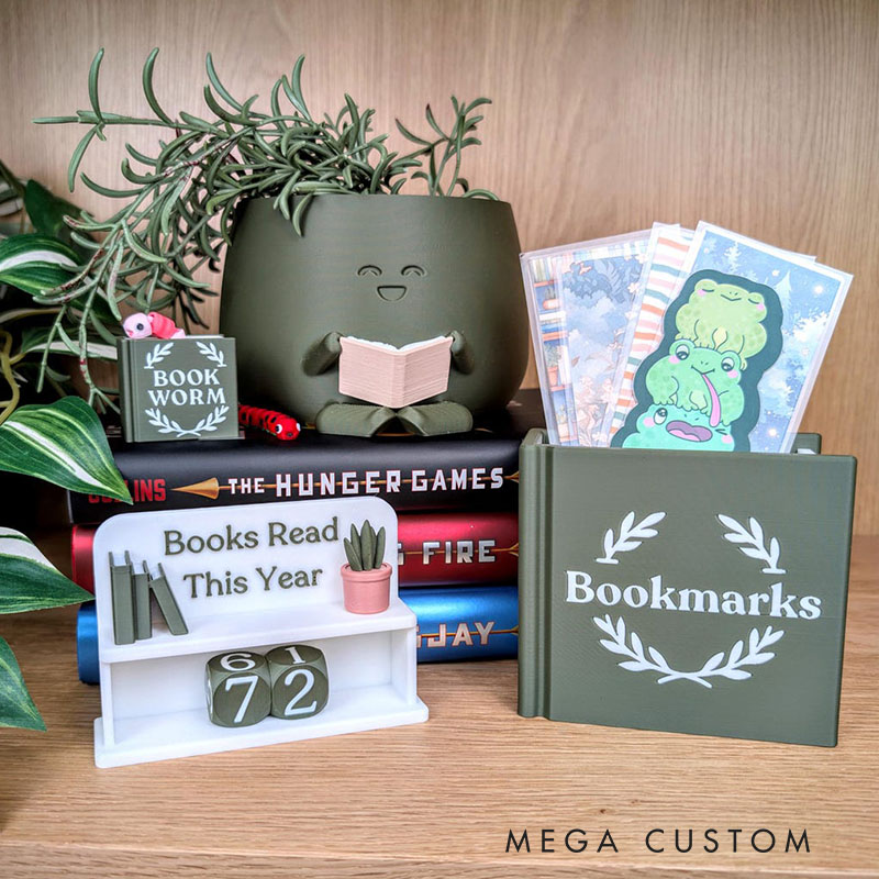 Bookworm Fidget Book Lover Gift for Her Booktok Bookish Decor Stocking Stuffer Teacher Gifts Library Gift Bookshelf Cute Worm