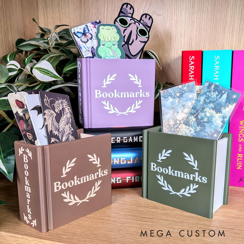 Bookmark Holder Gifts for Readers Book Accessories Booktok Bookish Bookshelf Decor Bookmarks Book Lover Gift Her Desk Pen Holder