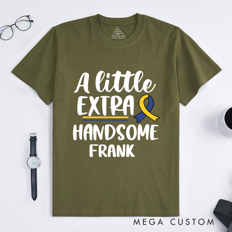 Personalized Down Syndrome T-Shirt Down Syndrome Awareness Gift Support Gift