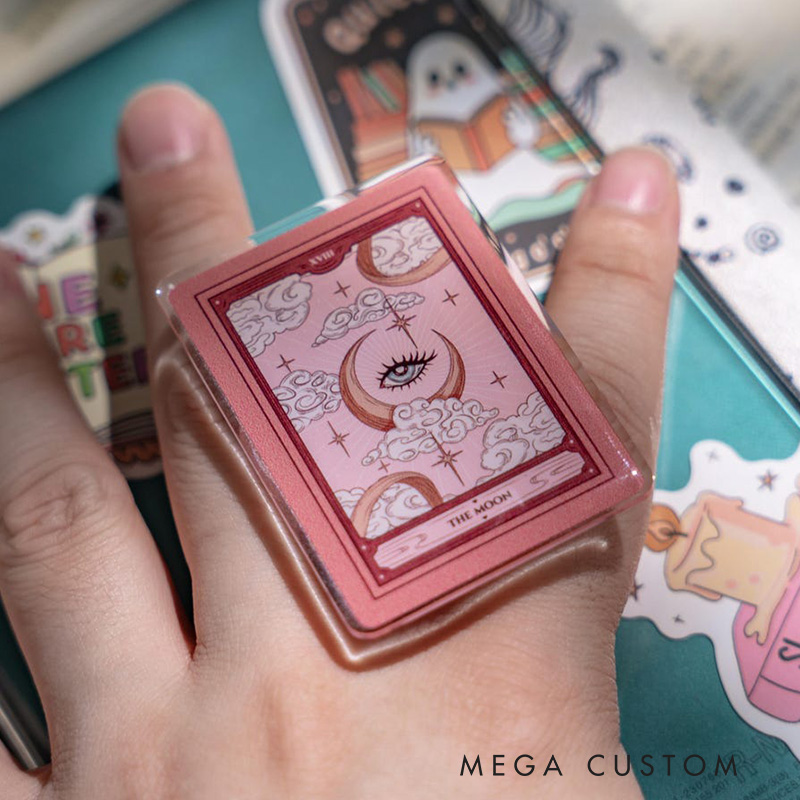 The Moon Tarot Kindle Grip Kindle Holder Kindle Accessories Magnetic Kindle Grip Phone Holder Phone Grips Kobo Grip Bookish Gifts