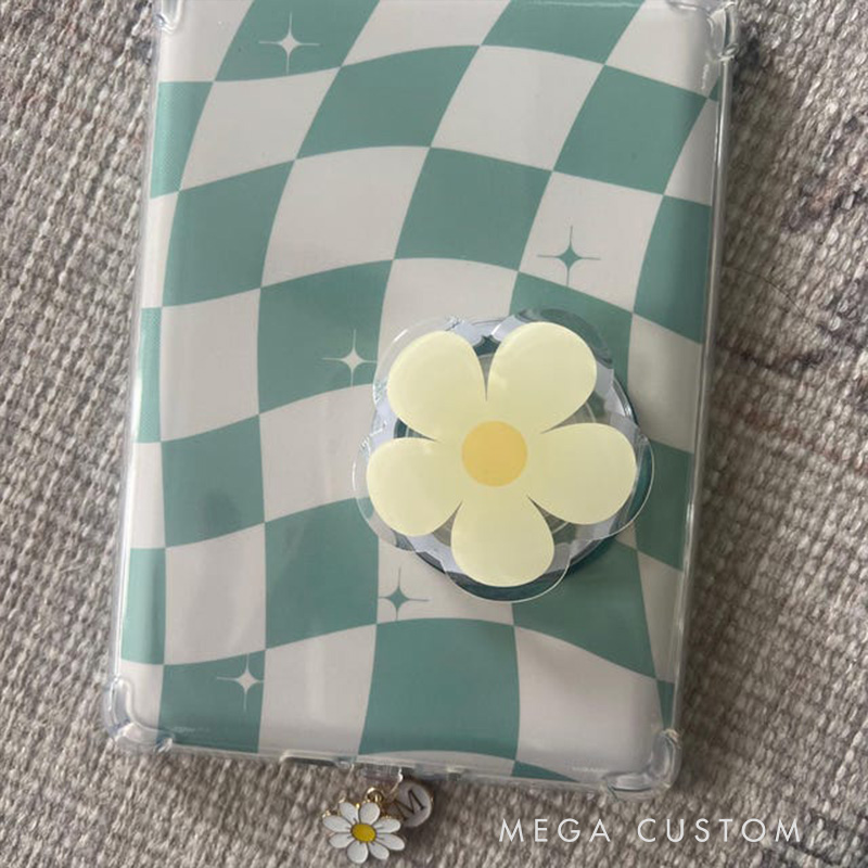 Yellow Daisy Magnetic Kindle Grip Flower MagSafe Kindle Grip Magnetic Kindle Holder Kindle Accessories Bookish Gifts for Her