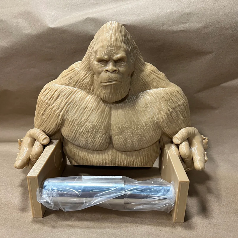 Personalized 3D Printed Muscle Chimpanzees Toilet Paper Holder New Style Toilet Paper Holder Weightlifter Design Funny Bathroom Decor Funny Bathroom Decor Gym Themed Fitness Inspired