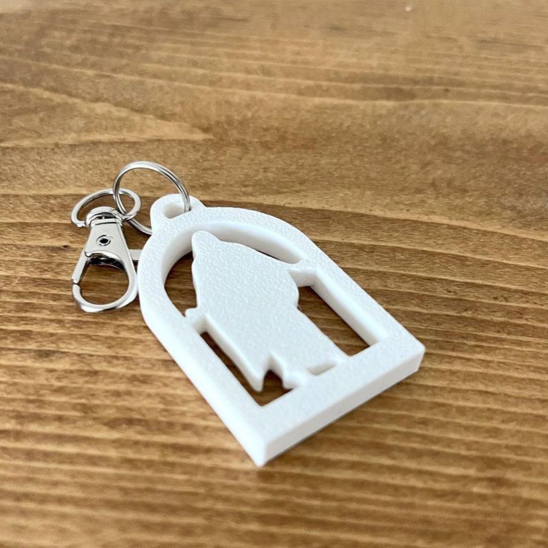 Personalized Jesus Christ in an Arch 3D Printed Keychain with Custom Name Religious Gift Christian Gift for Jesus Lover Faith Gift