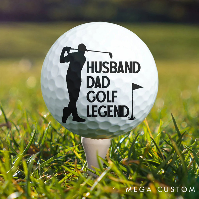 Personalized Photo Golf Ball with Custom Name for Unique Gifts