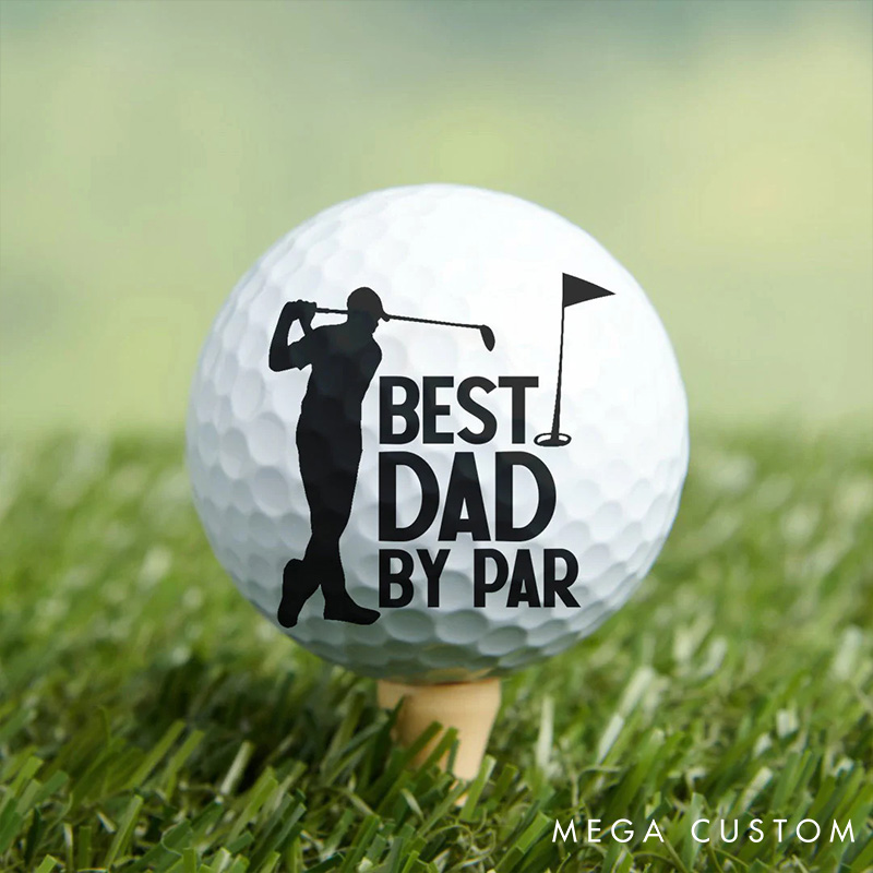 Personalized Photo Golf Ball with Custom Name for Family Unique Gifts