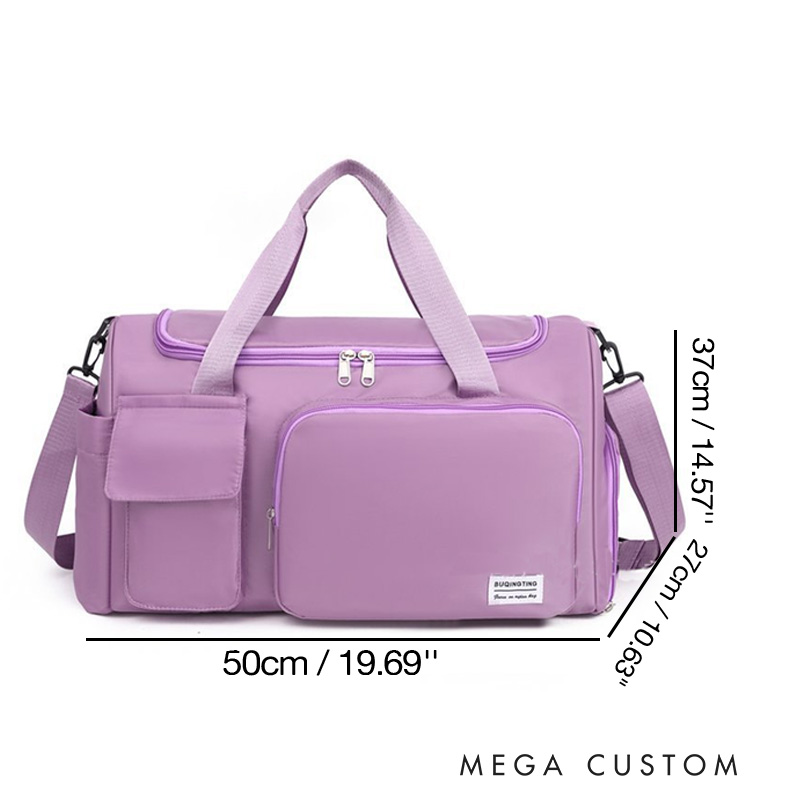 Personalized Just Ride Duffel Bags with Multiple Compartments for Outdoor Adventures Riding Cycling Biking Enthusiasts