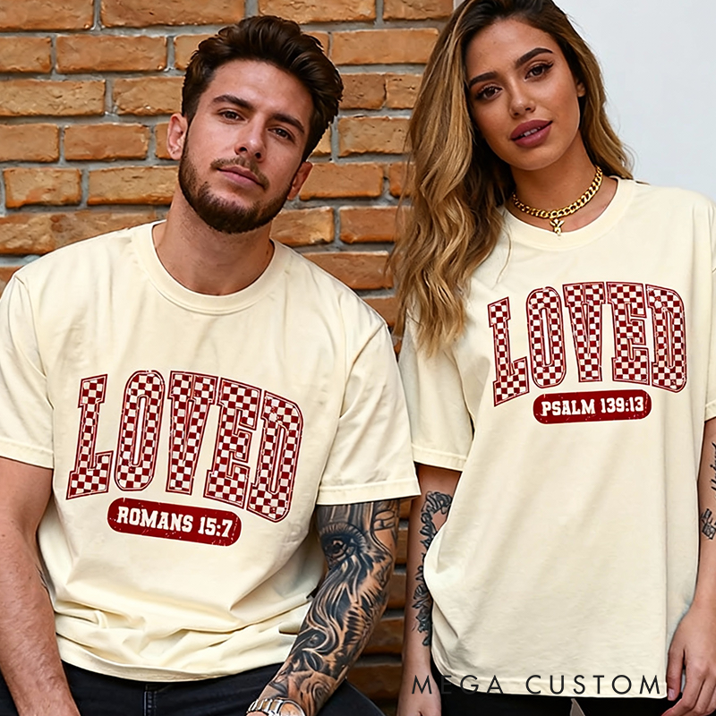 Personalized Racing Couple Checkered Flag Shirt Custom text Shirt Unique Gift