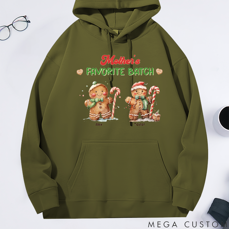 Personalized Mother Favorite Batch Christmas Classic Hoodie Gift for Mom Grandma