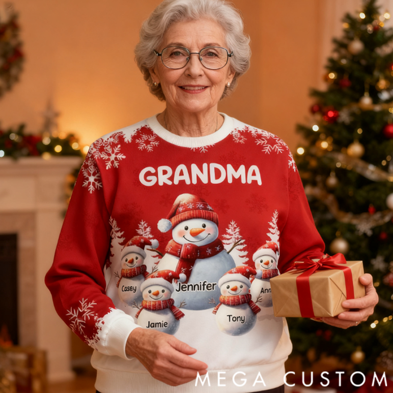 Personalized My Fav People Call Me Ugly Sweater Christmas Gift for Family