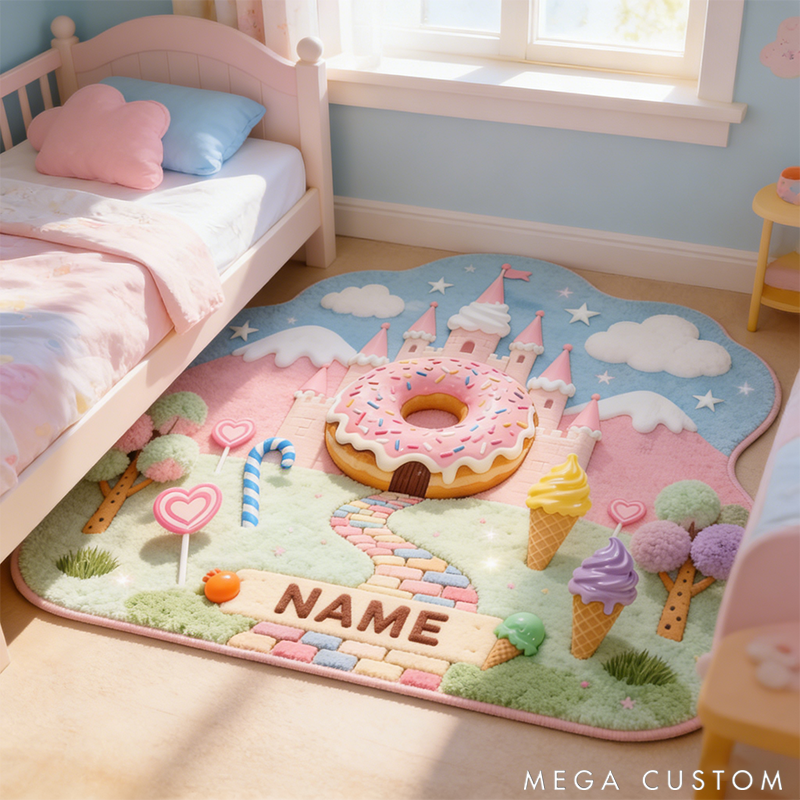 Personalized Candy Castle RugsTransport you to a Dreamlike World