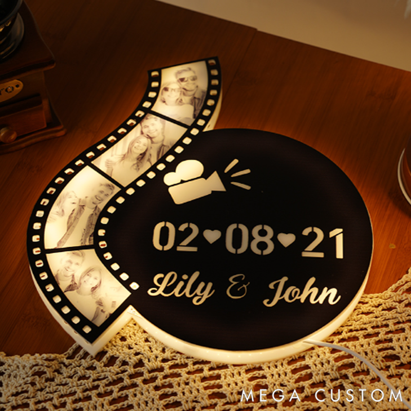 Personalized Couple LED Lights Valentine's Day Gift