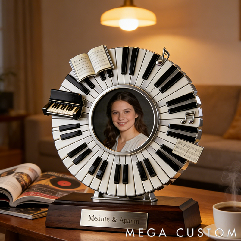 Personalized Piano Themed Photo Album/Decorative Item the Perfect Gift for Music Lovers