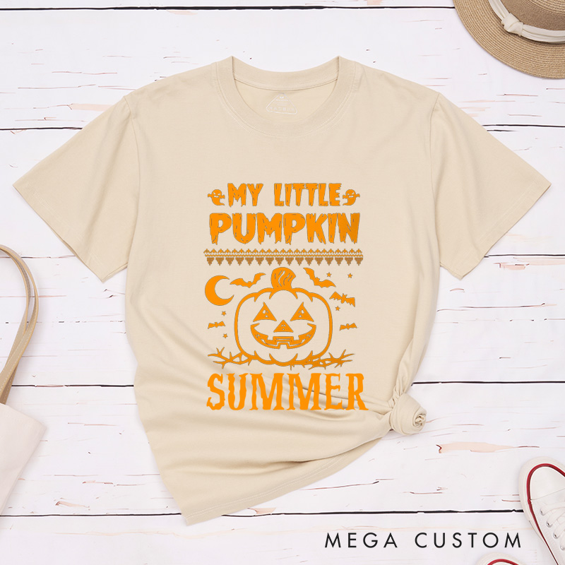 Personalized Funny The Man Behind The Pumpkin Shirt Couple Matching Halloween T-Shirt