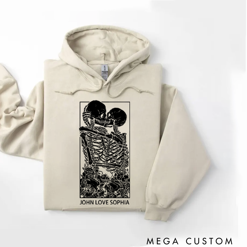 Personalized Classic Hoodies Lovers Tarot Card Hoodie and Gothic Style Hoodie and Gemini Aesthetic and Oversized Graphic Hoodie