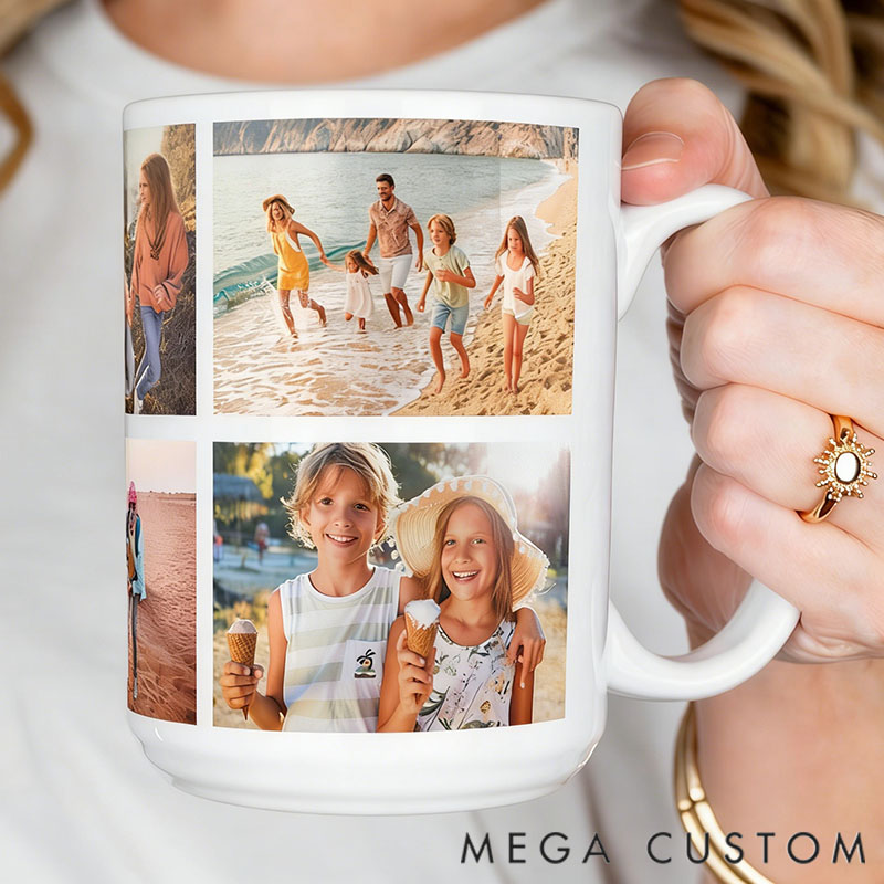 Personalized Mug Love-Filled Hearts for Family