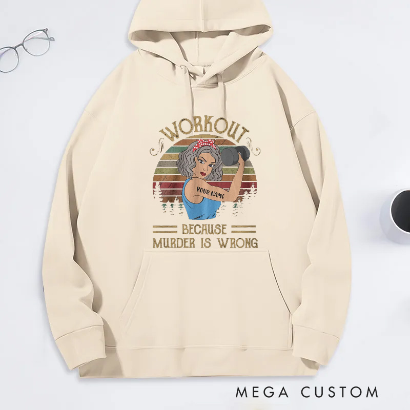 Personalized Fitness Classic Hoodies with Girls Just Wanna Have Guns for Fitness Enthusiasts Bodybuilders and Gym Lovers