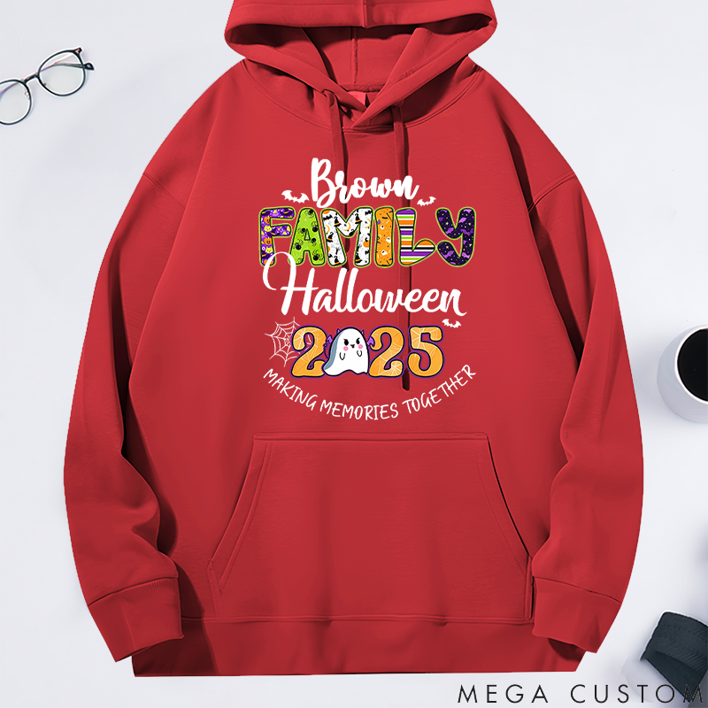 Personalized Halloween Making Memories Together Classic Hoodies Halloween Party Gift