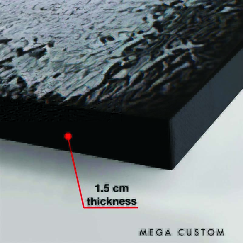 Personalized Baseball Double Canvas and Poster Customizable with Name and Number