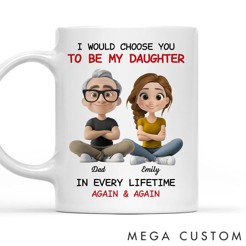 Personalized My Daughter - Personalized Custom Coffee Mug
