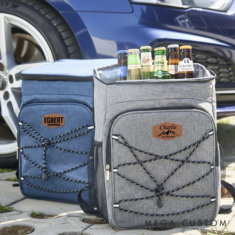 Personalized Groomsmen Cooler Bag Custom Men's Cooler Bag Groomsmen Gifts Beer Can Cooler Backpack Bachelor Party Gift Best Man Gift
