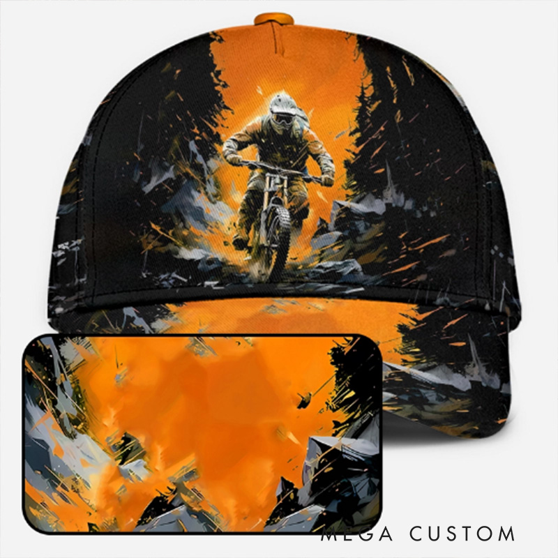 Personalized Cool Dirt Bike Riding Classic Cap for Cycling Lovers