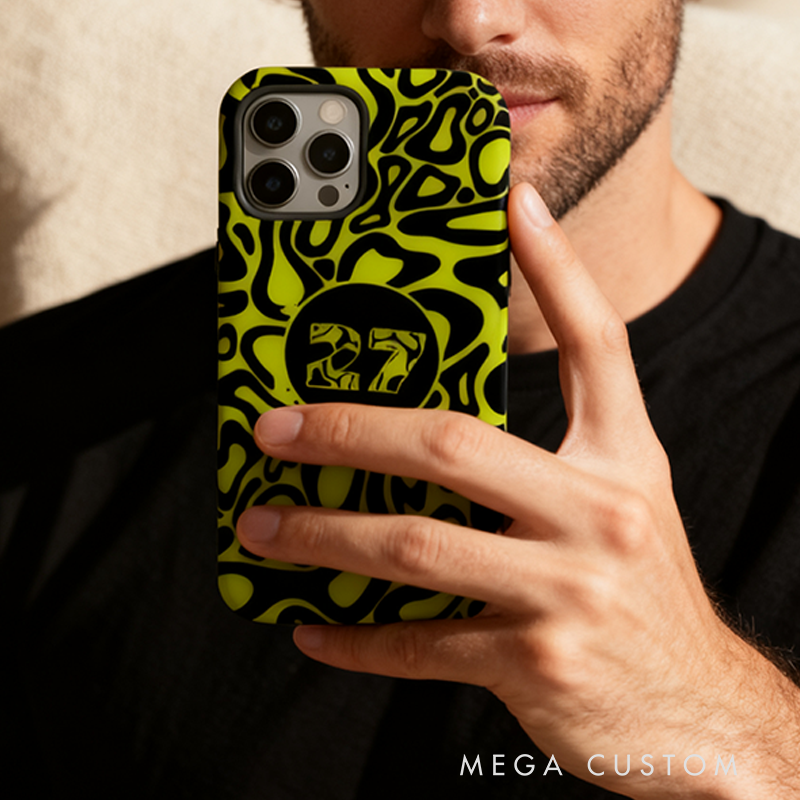 Personalized Racing Number Phone Case Custom Number Design for Racers and Racing Lovers