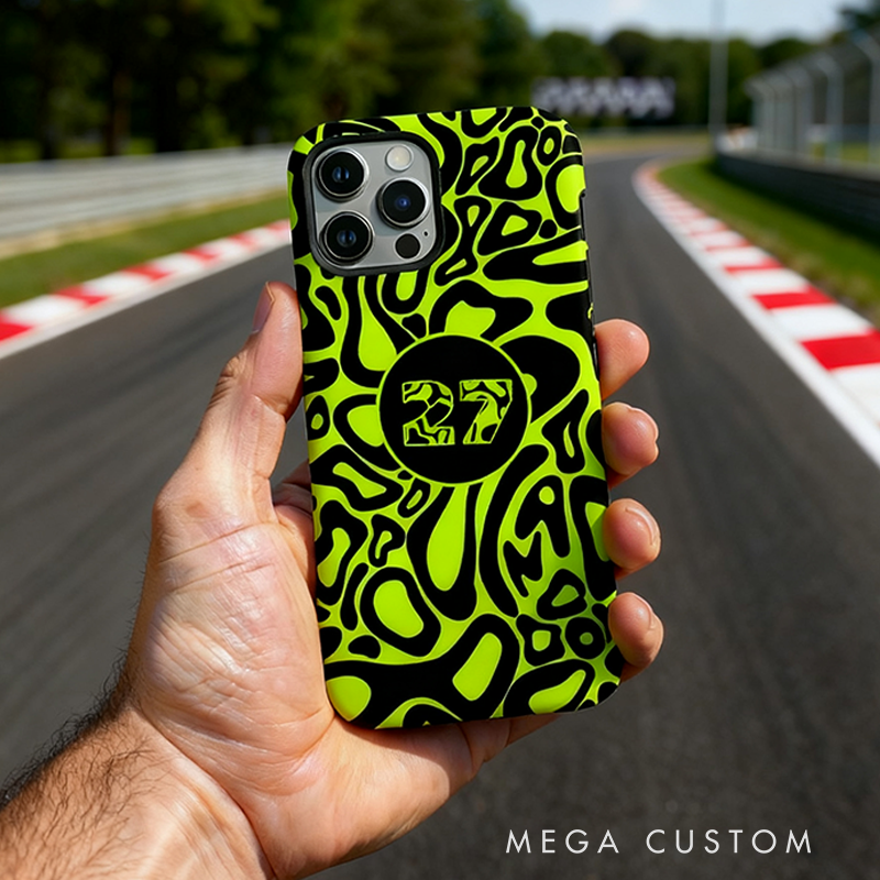 Personalized Racing Number Phone Case Custom Number Design for Racers and Racing Lovers