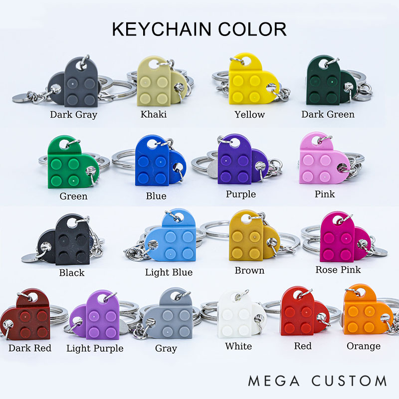 Personalized Couple Initials Heart Keychain Set Anniversary Initials Matching Keychains Valentine's Day Gift for Husband Wife Boyfriend Girlfriend