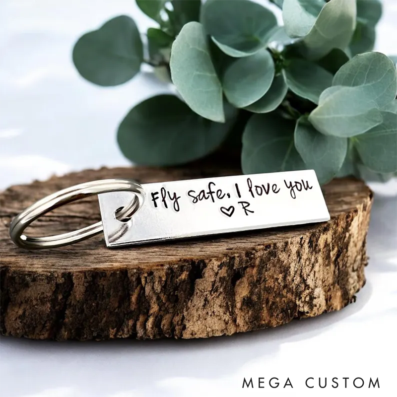 Personalized Couple Custom Text Keychain for Boyfriend Girlfriend Custom Content Anniversary Valentine's Gift for Couple