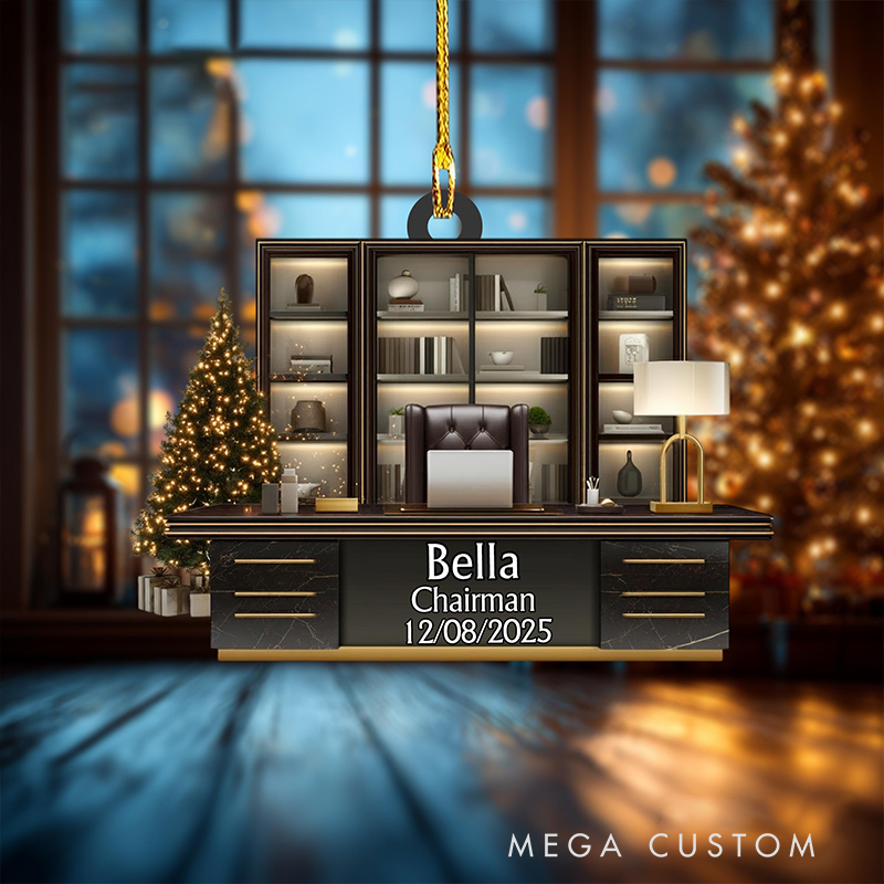 Personalized Christmas Ornament Office Design Acrylic Ornament for Colleagues