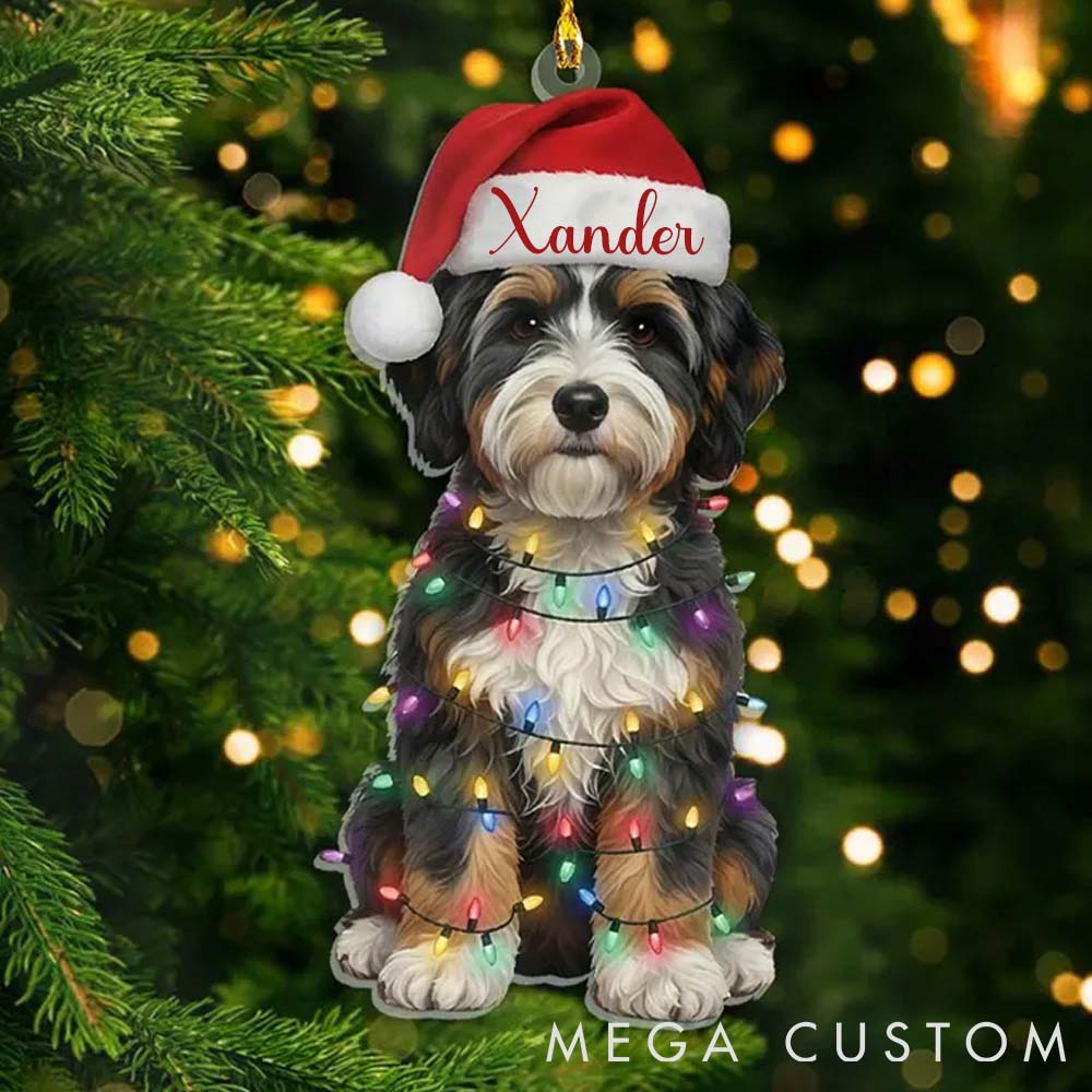 Personalized Pet Lover Pet Name Decoration Christmas Ornament