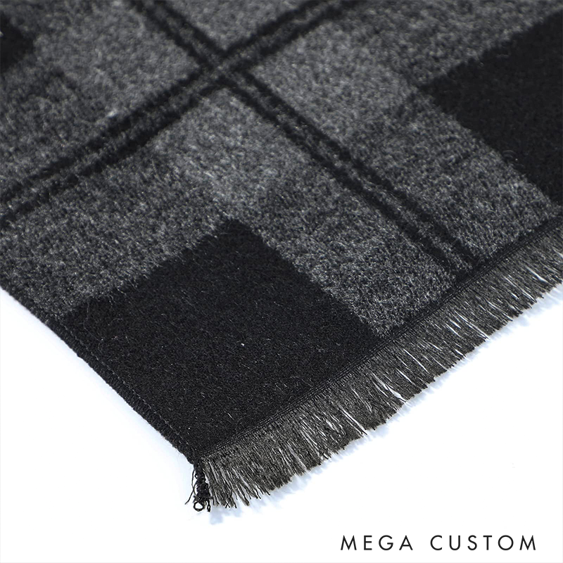 Personalised Name Embroidered Scarf for Men Custom Monogram Scarf Winter Long Scarves Gifts for Boyfriend