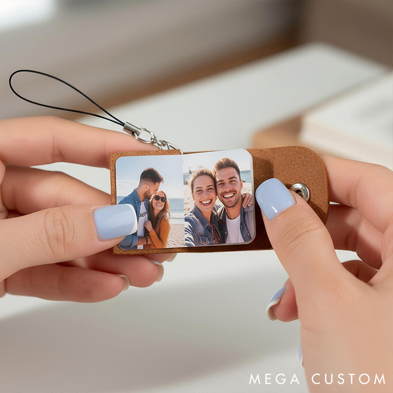 Personalized Photo Album for Couple Valentines day gift Photobook Keychain Gift for Boyfriend girlfriend Valentines Photo Album Keychain for Him