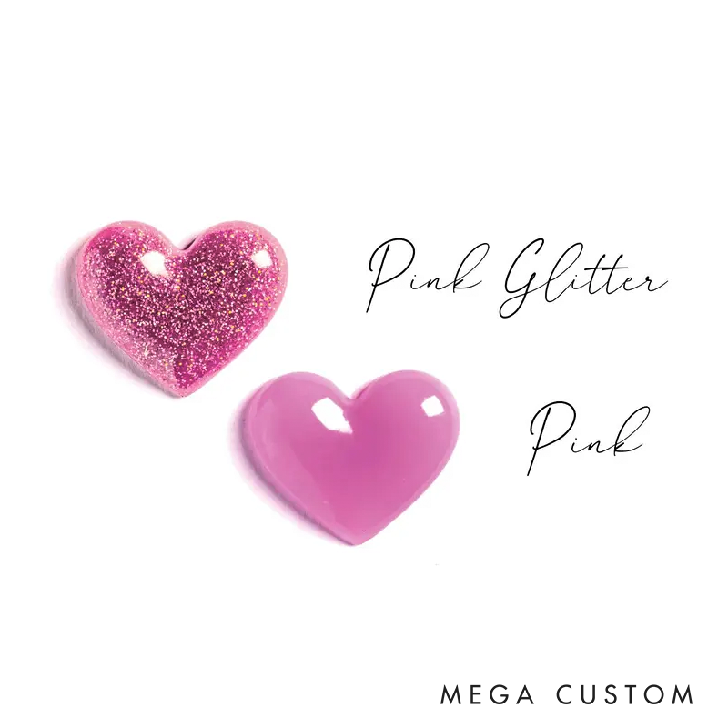Handmade Resin Glitter Pocket Hug Heart Tiny Token Gift with Poem Card Keepsake Friendship Gift Party Favour Stocking Filler