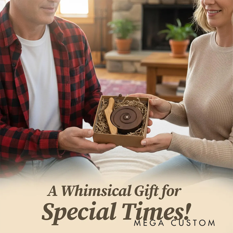 Wooden Snail Coaster Set – Handcrafted Drink Coasters with Adorable Snail Holder | Unique Home Decor & Gift Idea, Bring a touch of charm and creativity to your home with this adorable wooden snail coaster set! 