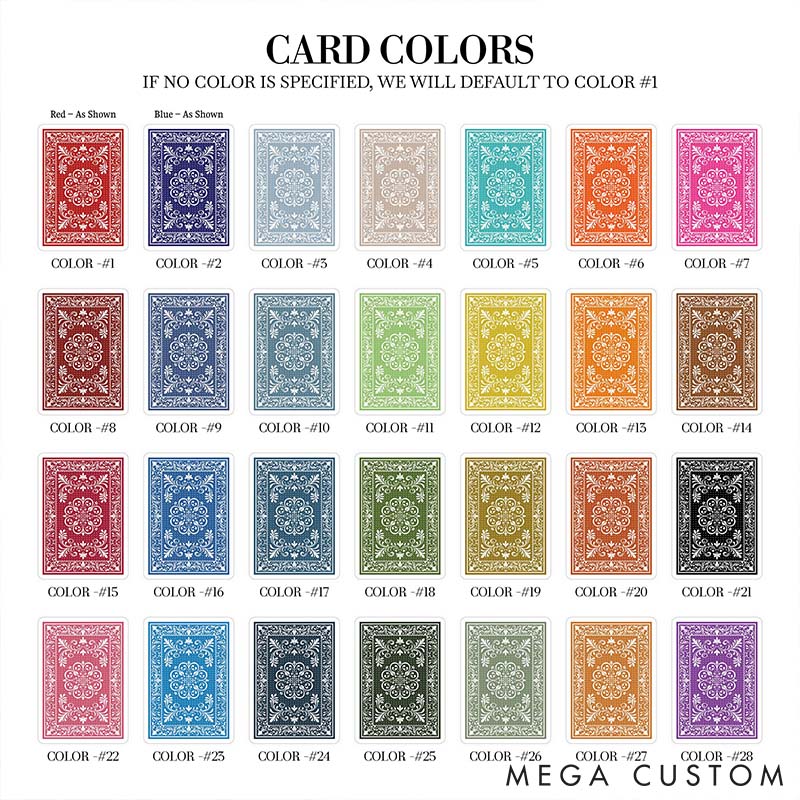 Personalized Photo Playing Cards Classic Design Playing Cards With Photos Custom Valentine's Gift for Couple Anniversary Gift