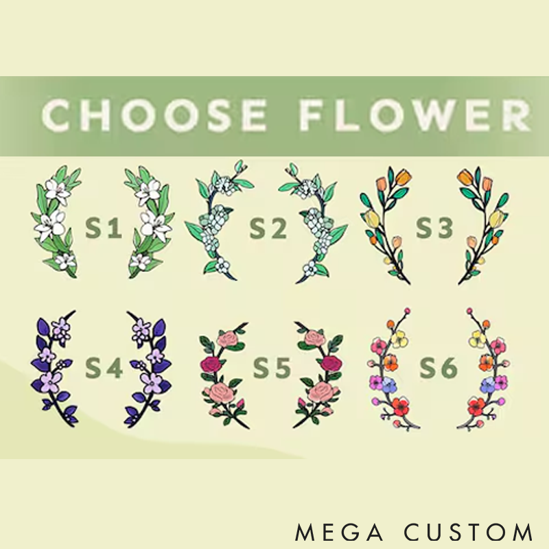 Personalized Pet Lover Custom Pet Portrait Flower Sun Catcher