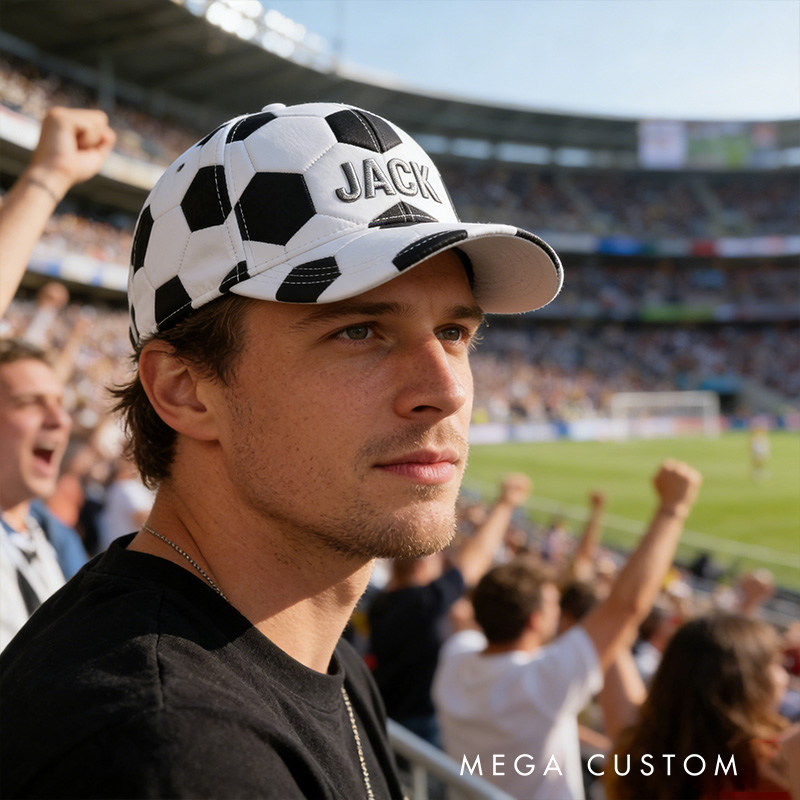 Personalized Soccer Cap with Custom Name and Wear Your Passion Proudly