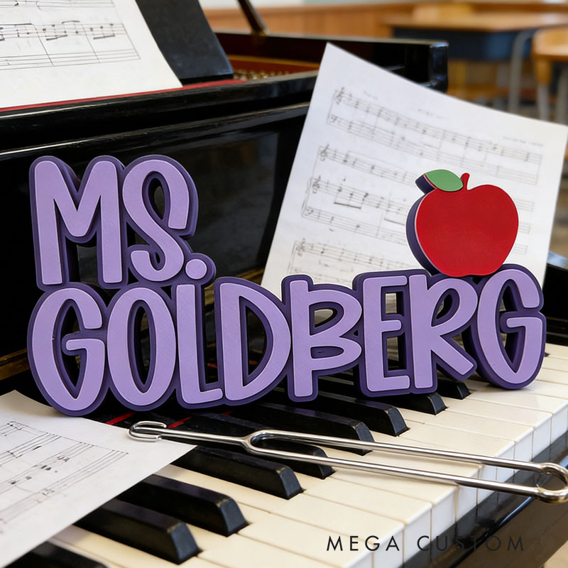 Personalized Desk Name Plate Custom Name Perfect Office Holiday Gift