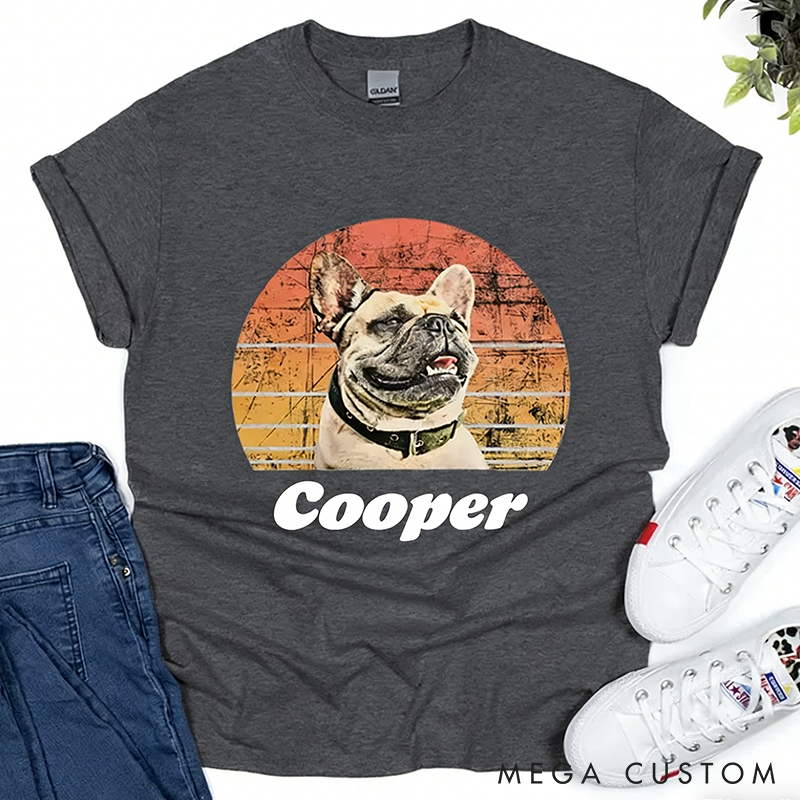 Personalized Pet Lover Funny Custom Pet Vintage T-Shirt