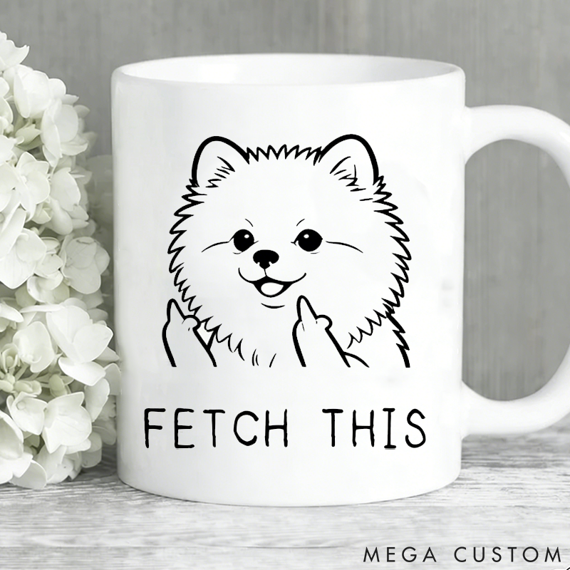Personalized Pet Lover Custom Fetch This Mugs