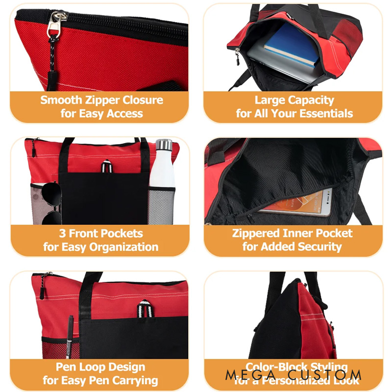 Personalized Horse Birth Flower Oxford Large Tote Bag with Name Travel Essentials Birthday Gift for Riding Lovers