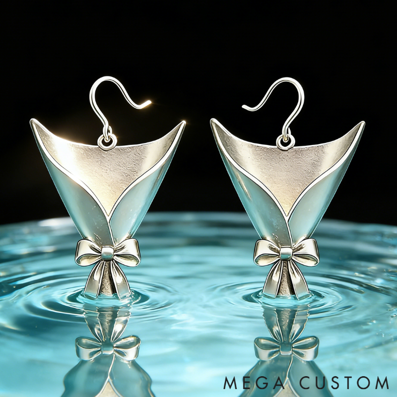 Personalized Floral Design Earrings Refreshing Vibe Unique Gift Choice Fresh Atmosphere Accessories for Her