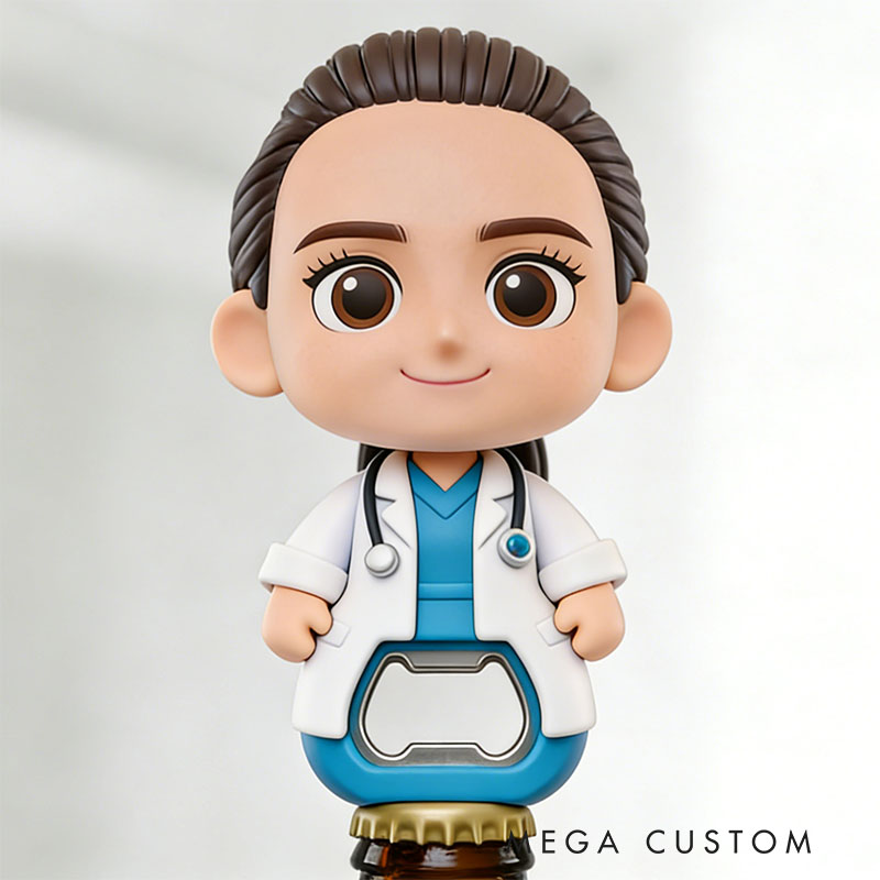 Personalized Doctor 3D Face Bottle Opener Bachelorette Parties & Bar Decor