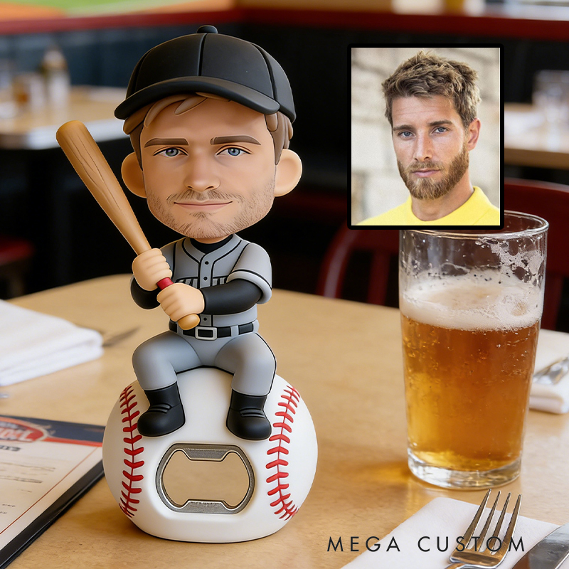 Personalized Baseball Field Bottle Opener Celebrate Your Love for the Game with this Unique Item